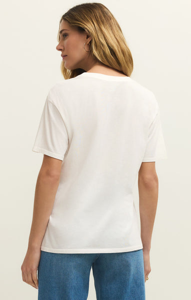 Z Supply Spritz Boyfriend Tee in Sea Salt