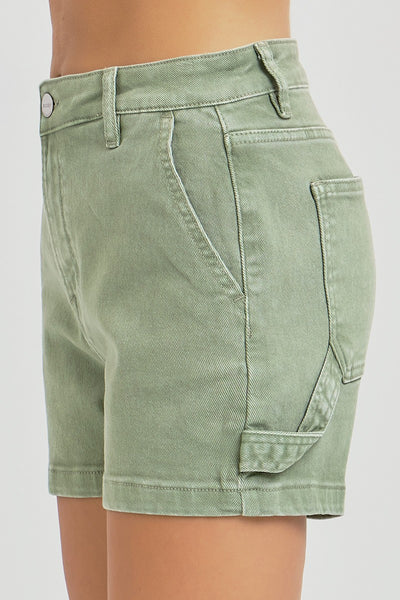 Risen Olive Carpenter Short