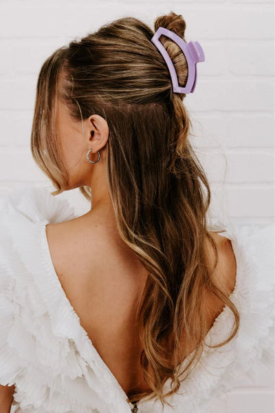 Teleties Open Lilac Clip Medium