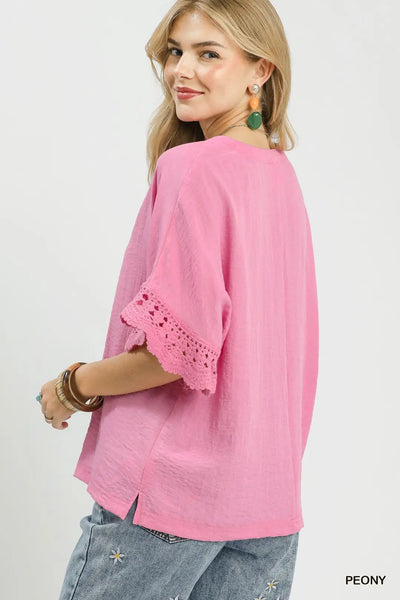 Pink Starburst Top