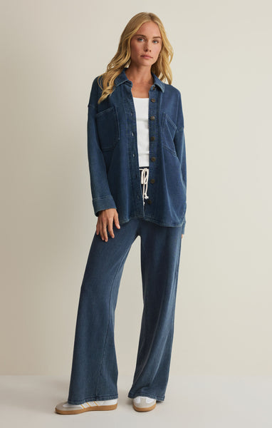 Z Supply All Day Knit Denim Jacket