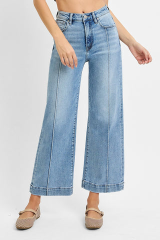 Risen Courtney HR Crop Wide Jean