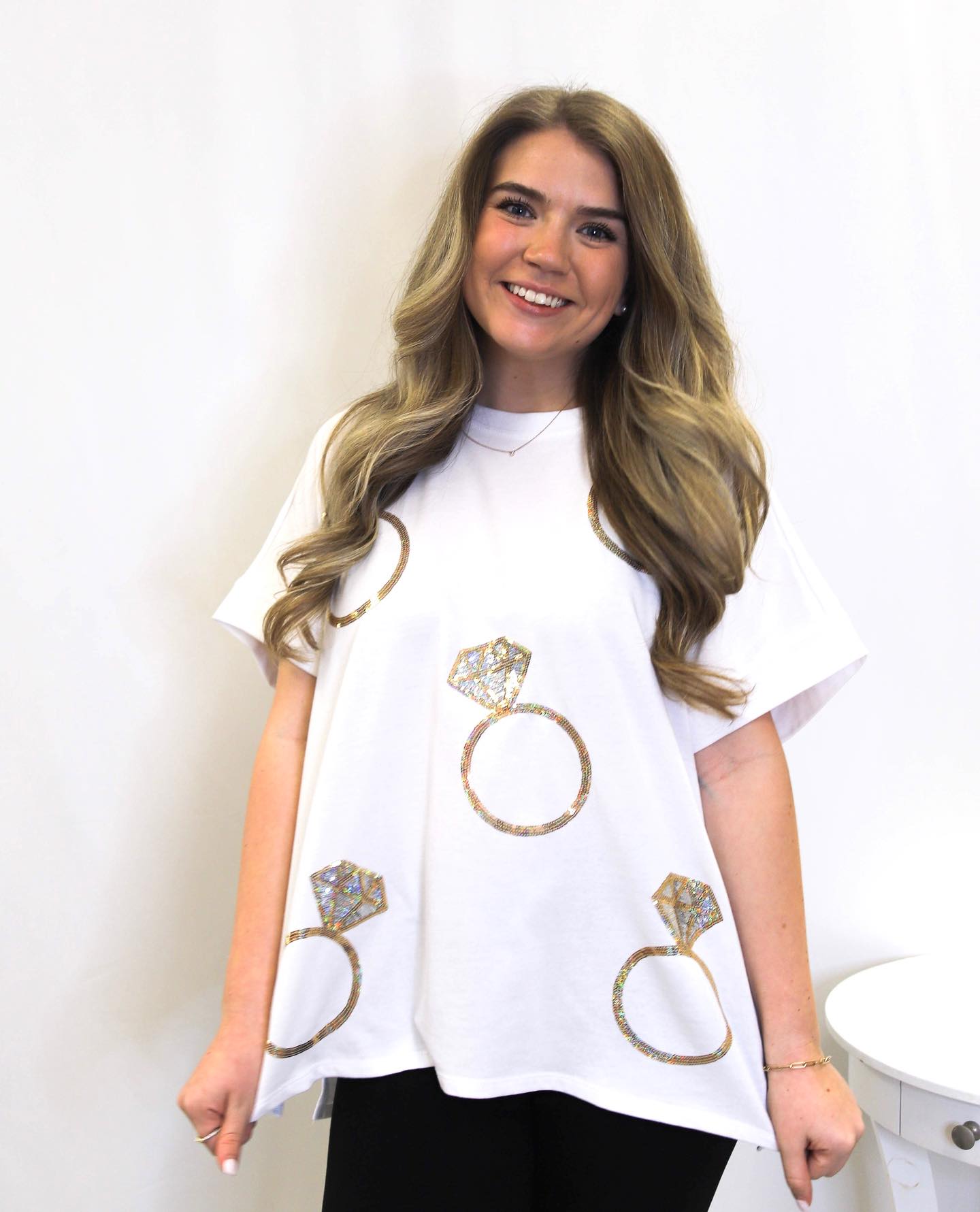 Bride Sparkle Ring Top