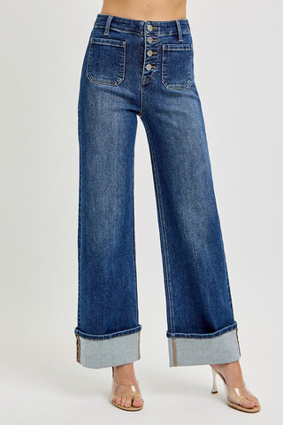 Risen HR Wide Cuff Ankle Jean