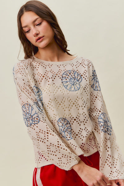 Seashells on Long Walks Sweater