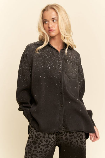 Rhinestone Cowgirl Button Up