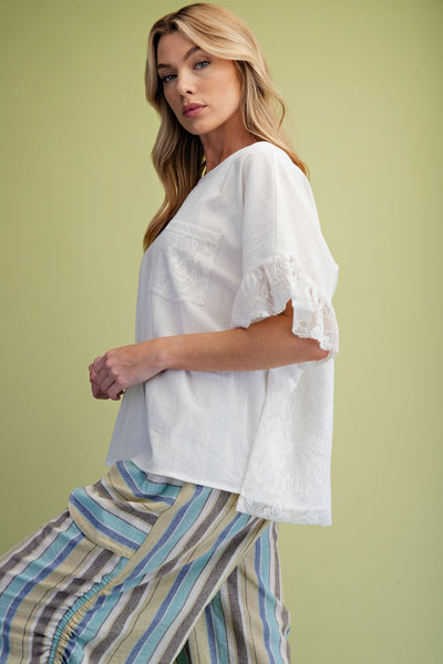 Just A Little Girlie Top