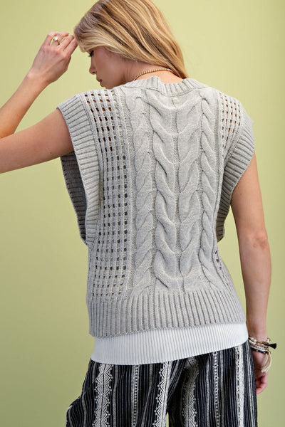 Cloudy Skies Sweater Vest