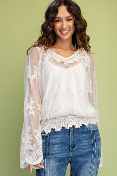 Lace And Dates Top