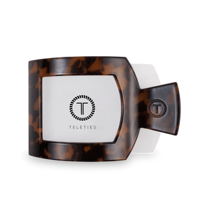 Teleties Flat Square Clip Tortoise