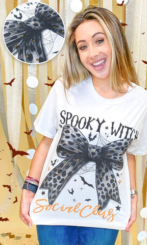 Spooky Witch Social Club Tee