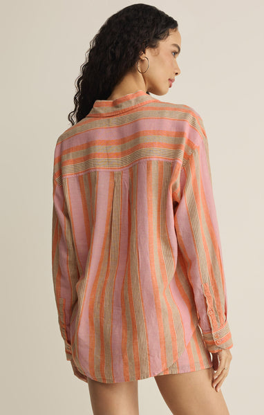 Z Supply The Perfect Striped Button Up