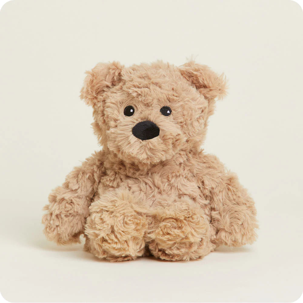 Warmies Junior Brown Curly Bear