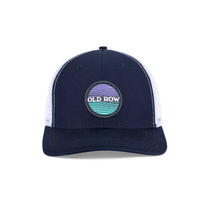 Old Row Waves Mesh Patch Trucker Hat