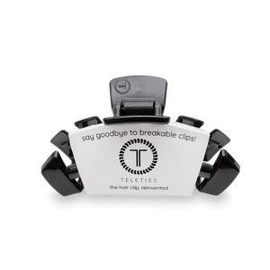 Teleties Medium Hair Clip Jet Black